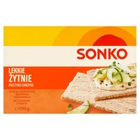 Sonko Pieczywo chrupkie lekkie żytnie 170 g