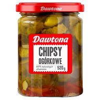 Dawtona Chipsy ogórkowe 520 g