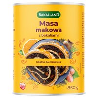 Bakalland Masa makowa z bakaliami 850 g