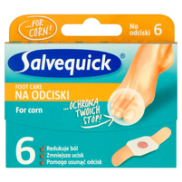 Salvequick Foot Care Plastry na odciski 6 sztuk