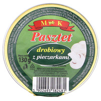 MK PASZTET DROBIOWY Z PIECZARKAMI 130G