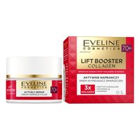 Eveline Lift booster collagen Aktywnie naprawczy krem-wypełniacz zmarszczek 70+ 50ml