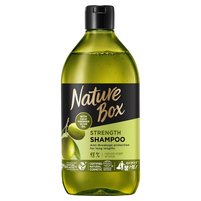 Nature Box Olive Oil Wzmacniający szampon do włosów długich i delikatnych z olejem z oliwki 385 ml