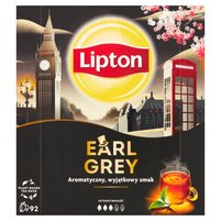 Lipton Earl Grey Herbata czarna  138 g (92 torebek)