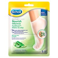 Scholl PediMask Odżywcza maska do stóp z aloesem 1 para