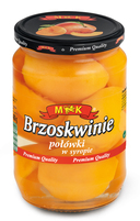 MK Brzoskwinie połówki w lekkim syropie 680 g