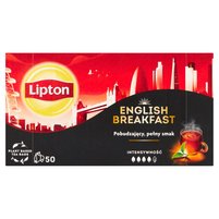 Lipton English Breakfast Herbata czarna 100 g (50 torebek)