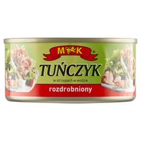 MK Tuńczyk w strzępach w wodzie rozdrobniony 170 g