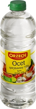 ORZECH OCET SPIRYTUSOWY 10% 0,5L BUTELKA PLASTIK