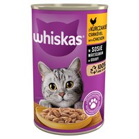 Whiskas 1+ lat Karma pełnoporcjowa z kurczakiem w sosie 400 g