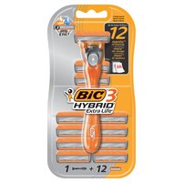 BiC 3 Hybrid Extra Life 3-ostrzowa maszynka do golenia 12 sztuk