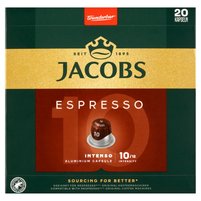 Jacobs Espresso Intenso Kawa mielona w kapsułkach 104 g (20 sztuk)