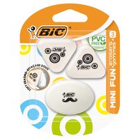 BiC Mini Fun Gumka do wycierania 3 sztuki