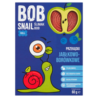 Bob snail Przekąski owocowe jabłkowo-borówkowe 60 g (6 sztuk)