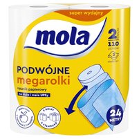 Mola Podwójne Megarolki Ręcznik papierowy 2 rolki