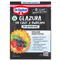 Dr. Oetker Słodka Manufaktura Glazura do ciast z owocami krystaliczna 10 g