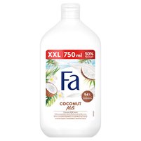 Fa Coconut Milk Kremowy żel pod prysznic i do kąpieli o zapachu mleczka kokosowego 750 ml