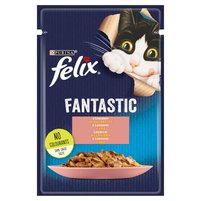 Felix Fantastic Karma dla kotów z łososiem w galaretce 85 g