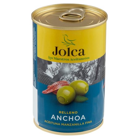 Jolca Oliwki zielone nadziewane anchois 300 g (2)