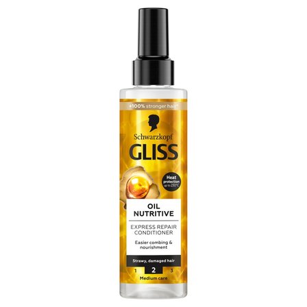 Gliss Oil Nutritive Ekspresowa odżywka do włosów przesuszonych i nadwyrężonych 200 ml (1)