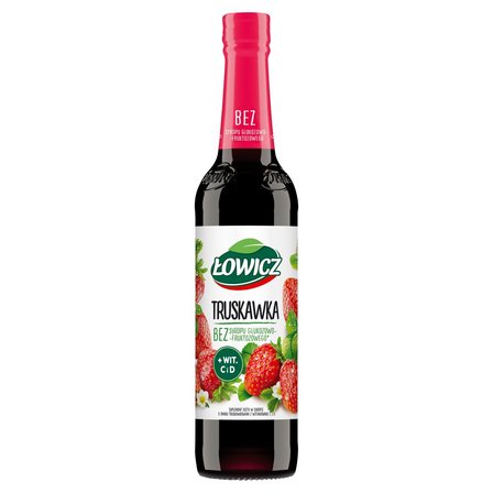 Łowicz Suplement diety w syropie o smaku truskawkowym 400 ml (1)