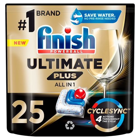 Finish Ultimate Plus Fresh Kapsułki do mycia naczyń w zmywarce 305 g (25 sztuk) (2)