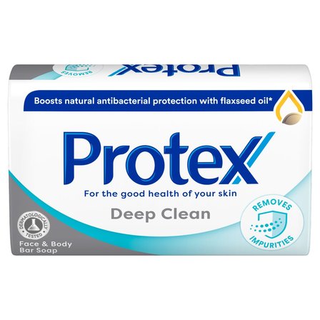 Protex Deep Clean Mydło do twarzy i ciała w kostce 90g (1)