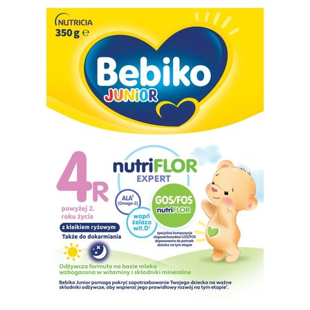 Bebiko Junior 4 Odżywcza formuła na bazie mleka dla dzieci powyżej 2. roku życia 350 g (1)