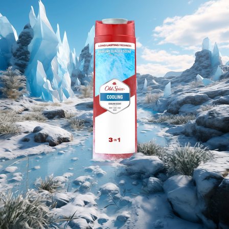 Old Spice Cooling Męski żel pod prysznic i szampon 400ml Długotrwała świeżość (7)