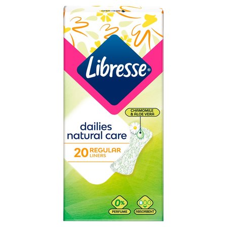 Libresse Natural Normal Wkładki higieniczne 20 sztuk (1)