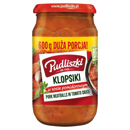 Pudliszki Klopsiki w sosie pomidorowym 600 g (1)