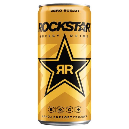 Rockstar Gazowany napój energetyzujący bez cukru 250 ml (1)