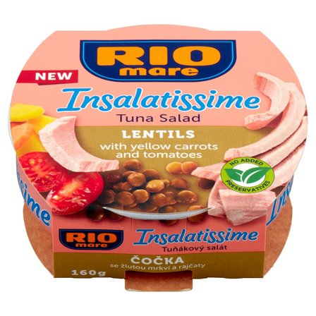 RIO mare Lentils Insalatissime Gotowe danie z warzyw i tuńczyka 160 g (2)