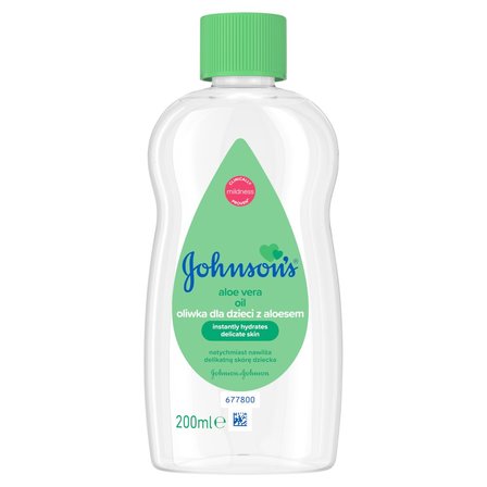 Johnson's Oliwka dla dzieci z aloesem 200 ml (1)