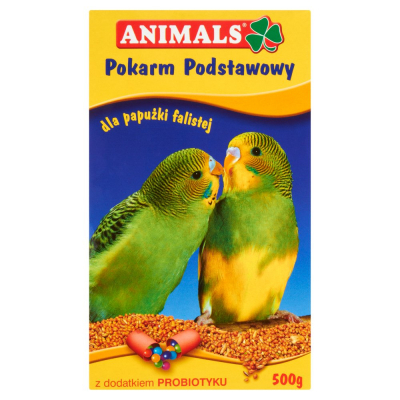 Animals Pokarm podstawowy dla papużki falistej 500g (1)