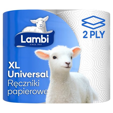 Lambi XL Uniwersal Ręczniki papierowe 2 rolki (2)