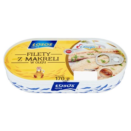 Łosoś Ustka Filety z makreli w oleju 170 g (2)