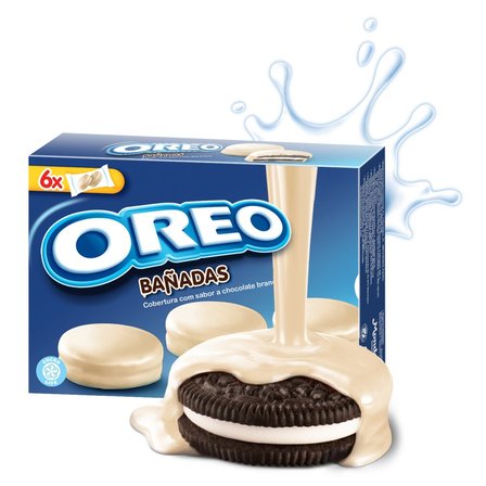 Oreo Ciastka kakaowe z nadzieniem o smaku waniliowym oblane białą polewą 246 g (12 sztuk) (3)