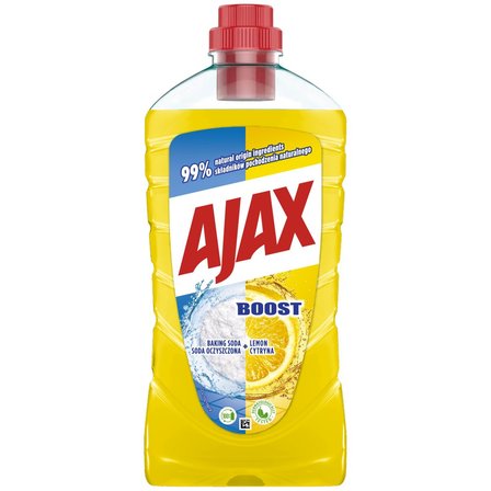 Ajax BOOST Soda Oczyszczona i Cytryna płyn uniwersalny 1l (1)