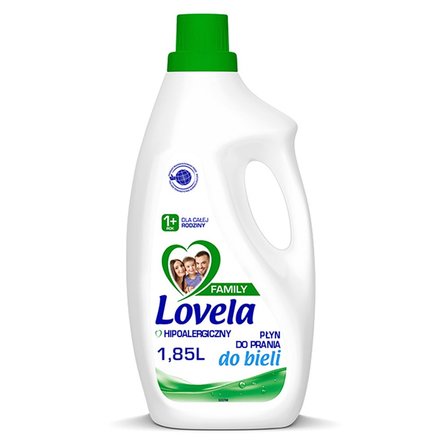 Lovela Family Hipoalergiczny płyn do prania do bieli 1,85 l (28 prań) (2)