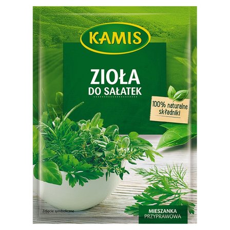 Kamis Zioła do sałatek z dodatkiem warzyw Mieszanka przyprawowa 10 g (1)