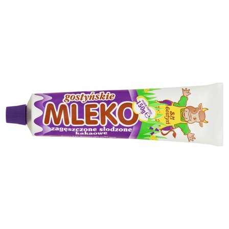SM Gostyń Mleko gostyńskie zagęszczone słodzone kakaowe 150 g (1)