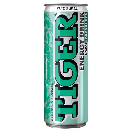 Tiger Zero Sugar Gazowany napój energetyzujący o smaku mojito 250 ml (1)