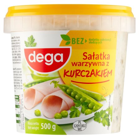 dega Sałatka warzywna z kurczakiem 500 g (1)