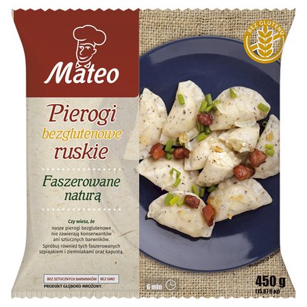 Mateo Pierogi ruskie bezglutenowe 450 g (1)