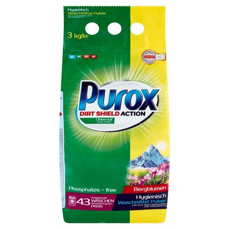 Purox Uniwersalny proszek do prania 3 kg (43 prania) (1)