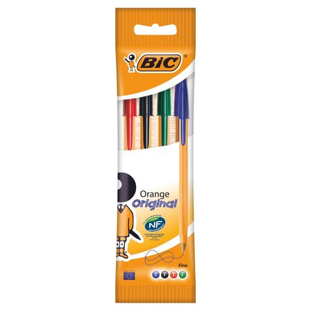 BiC Orange Original Fine Długopis 4 sztuki (1)