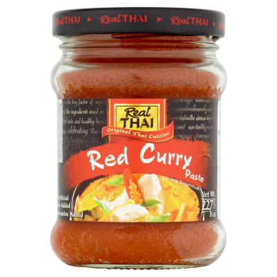 Real Thai Czerwona tajska pasta curry 227 g (1)