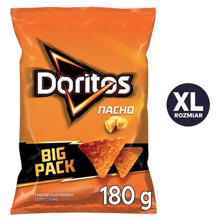 Doritos Nacho Chipsy kukurydziane o smaku serowym 180 g (2)