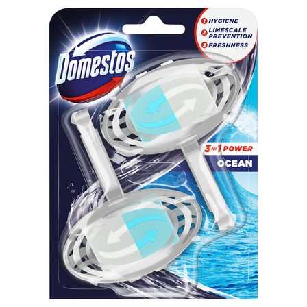 Domestos 3in1 Power Ocean Kostka toaletowa 2 x 35 g (1)